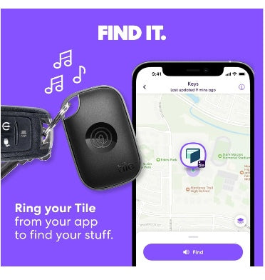 Tile Mate Pro Bluetooth Tracker (2024) Black/White 4pk product image 3