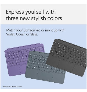 Microsoft Surface Pro 12 12" Alcantara Type Cover With Slim Pen 2 Ocean product image 11