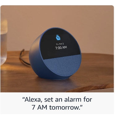 Amazon Echo Spot Smart Alarm Clock Charcoal Black (2024) product image 5