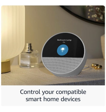 Amazon Echo Spot Smart Alarm Clock Glacier White (2024) product image 6