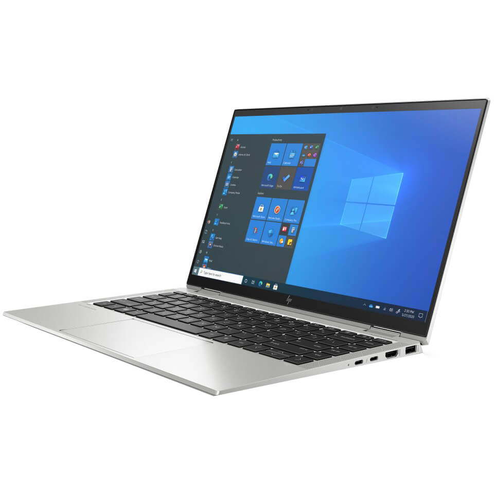 HP EliteBook x360 1030 G8 Notebook PC – Core i5-1135G7 / 13.3″ FHD / 8GB RAM / 256GB SSD / Win 10 Pro (336F3EA) — side view