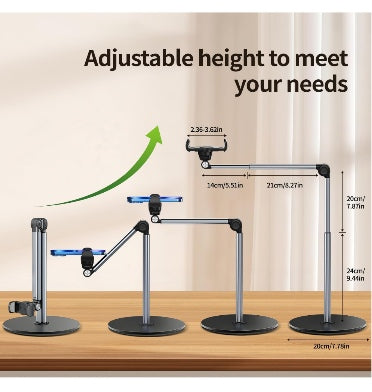 Ulanzi Heavy Duty Aluminum Overhead 35cm Flexible 360 Articulating Arm Phone Mount Stand product image 3