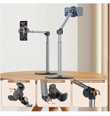 Ulanzi Heavy Duty Aluminum Overhead 35cm Flexible 360 Articulating Arm Phone Mount Stand product image 5