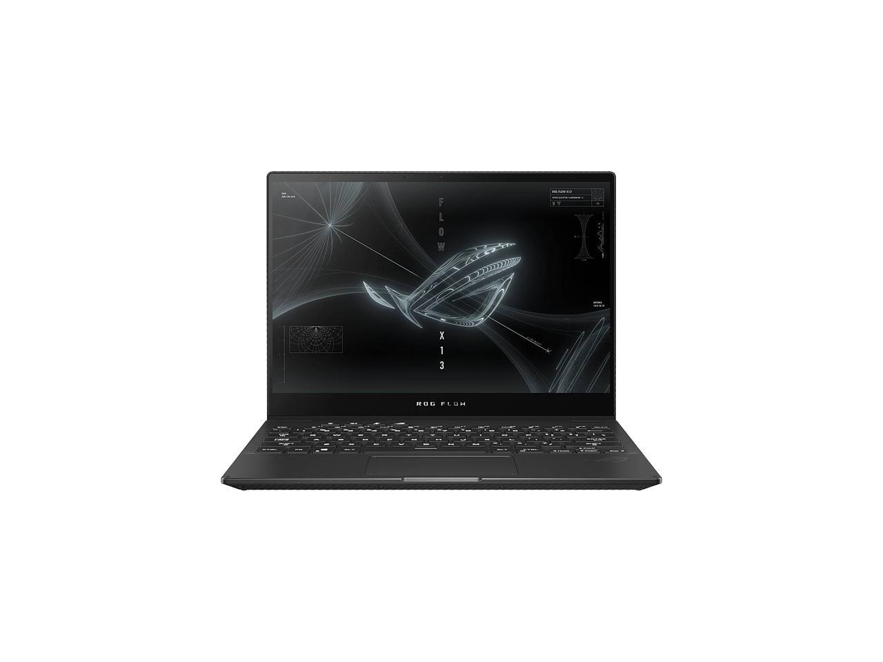 ASUS ROG Flow X13 Gaming Notebook PC – Ryzen 9-6900HS / 13.4″ WQUXGA / 16GB RAM / 1TB SSD / NVIDIA GeForce RTX 3050 4GB Graphics / Win 11 Home / Black (GV301RE-91610B0W) image 1