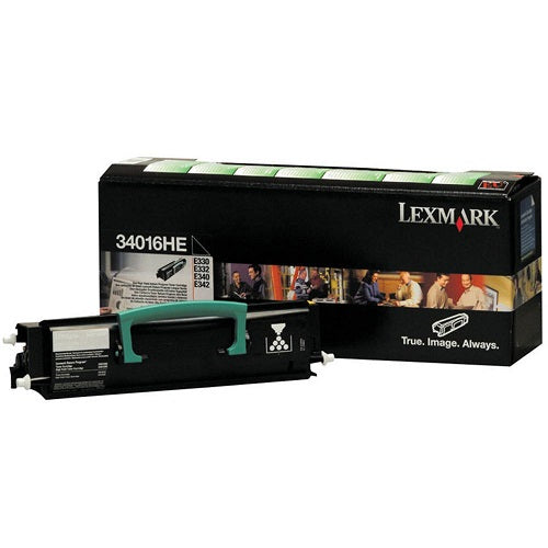 Lexmark 34016HE Return Program Black Laser Toner Cartridge image 1
