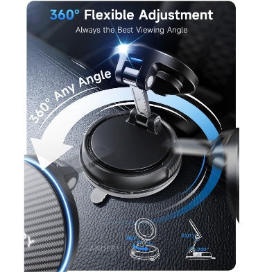 Andery MagSafe Adjustable 15w Fast Wireless Charger Suction Car Phone Mount product image 5