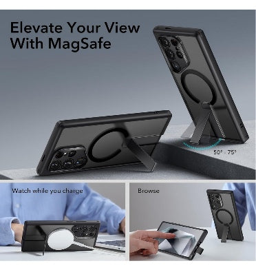 Esr Samsung Galaxy S24 Ultra Premium MagSafe Kickstand Case Frosted Black product image 3
