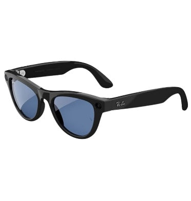 Ray-Ban Meta - Skyler Smart Glasses Standard Shiny Black/Cerulean Blue Transitions product image 1