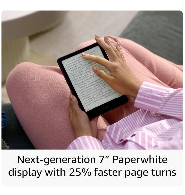 Amazon Kindle Paperwhite 7" 32gb Signature Edition Metallic Raspberry (2024) product image 3