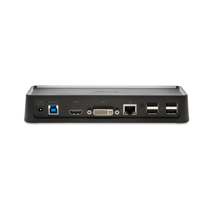 Kensington SD3600 5Gbps USB 3.0 Dual 2K Docking Station (K33991WW) — rear view