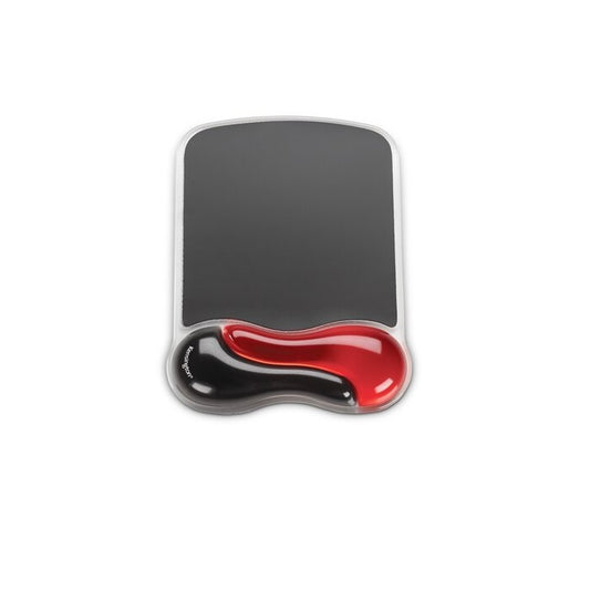Kensington Duo Black/Red Gel Wrist Rest Mouse Pad (62402) image 1
