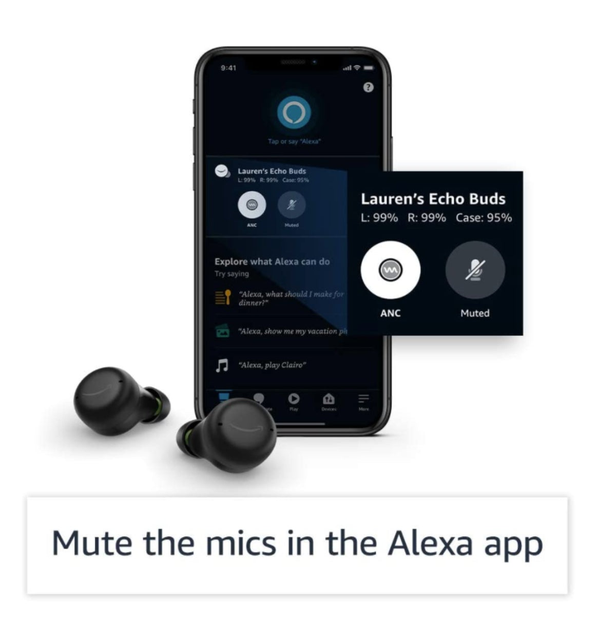 Amazon Echo Buds 2 (2021) White product image 4