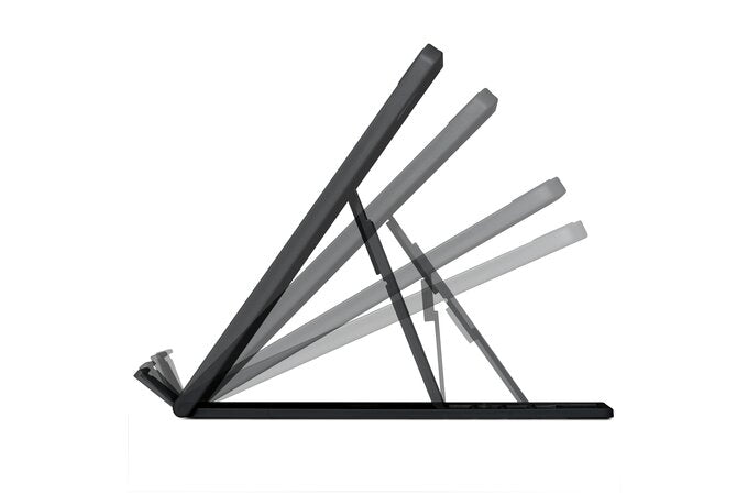 Kensington SmartFit 15-17″ Laptop Easy Riser Go Height Adjustable Ergonomic Cooling Stand (K50422WW) — side view