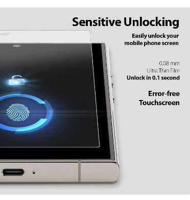 Whitestone Samsung Galaxy S24 Ultra Uv Gen Hard Coated Film Screen Protector 2pk product image 5