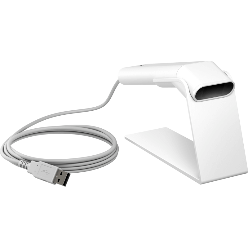 HP Engage One 2D Barcode Scanner – White (3GS20AA) image 1