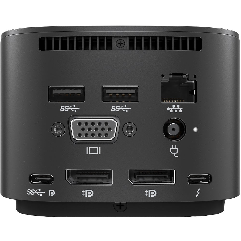 HP Thunderbolt Dock G2 with Combo Cable (3TR87AA) — front view