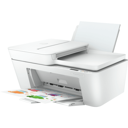 HP DeskJet Plus 4120 All-in-One Printer (3XV14B) — side view