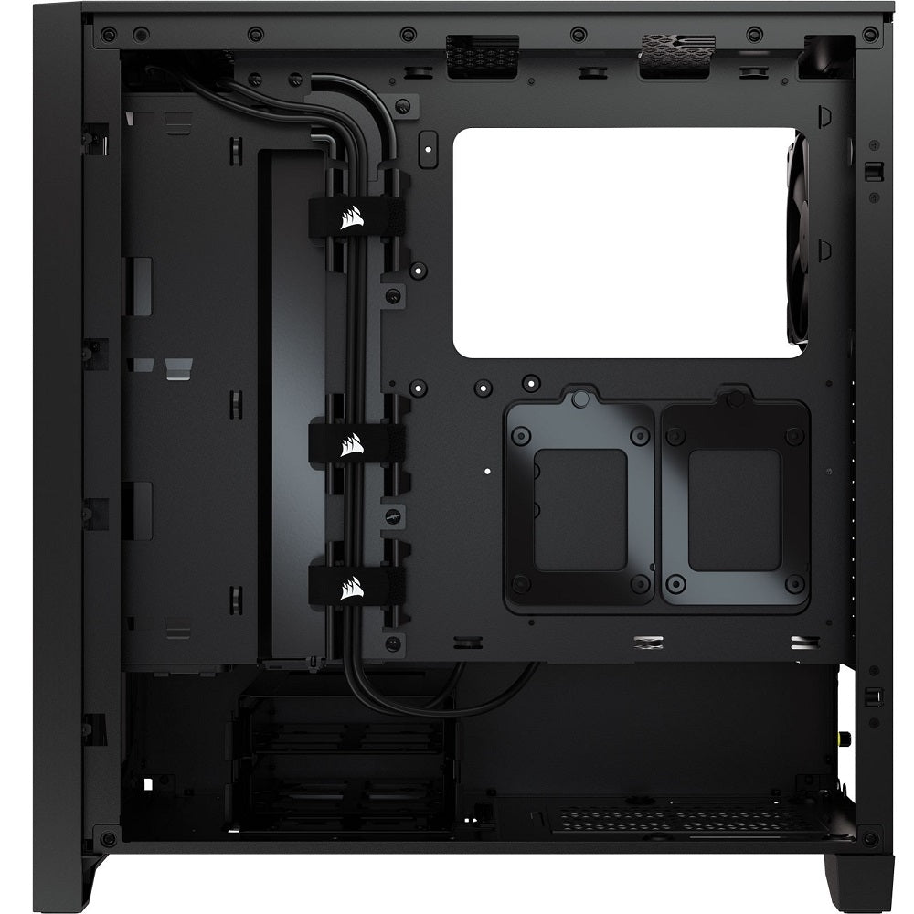 Corsair 4000D Airflow Tempered Glass Mid-Tower ATX Black PC Case (CC-9011200-WW) image 3