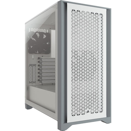Corsair 4000D Airflow Tempered Glass Mid-Tower ATX White PC Case (CC-9011201-WW) image 1