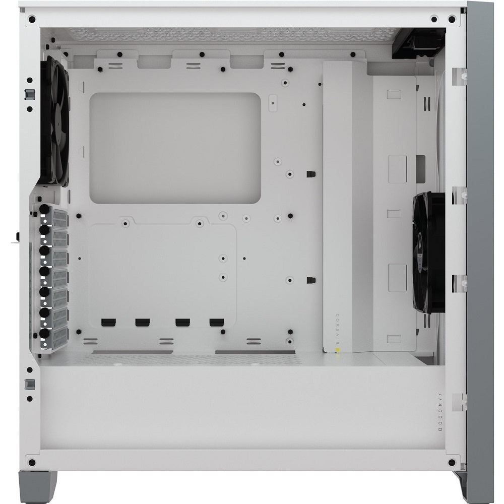 Corsair 4000D Airflow Tempered Glass Mid-Tower ATX White PC Case (CC-9011201-WW) image 2