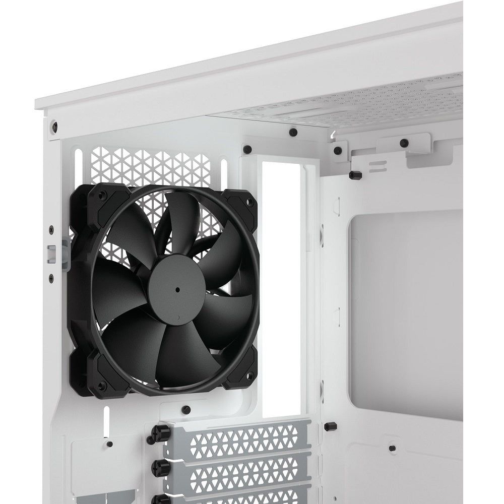 Corsair 4000D Airflow Tempered Glass Mid-Tower ATX White PC Case (CC-9011201-WW) image 3