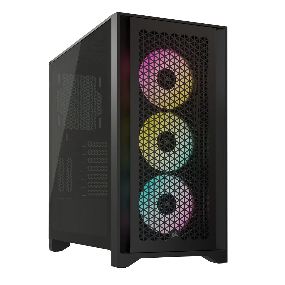 Corsair iCUE 4000D RGB Airflow Mid-Tower Black PC Case (CC-9011240-WW) image 1