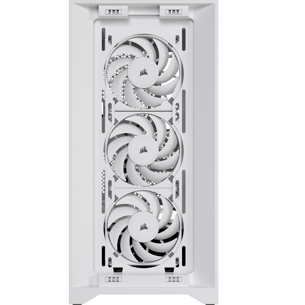 Corsair iCUE 4000D RGB Airflow Mid-Tower White PC Case (CC-9011241-WW) image 4