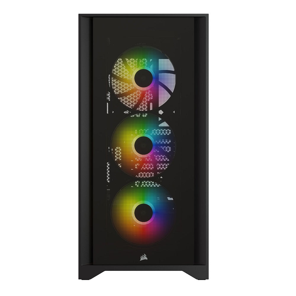 Corsair iCUE 4000X RGB Tempered Glass Mid-Tower ATX Black PC Case (CC-9011204-WW) image 2