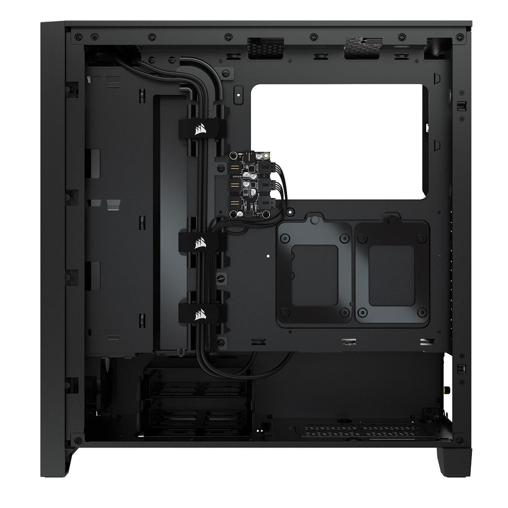 Corsair iCUE 4000X RGB Tempered Glass Mid-Tower ATX Black PC Case (CC-9011204-WW) image 4