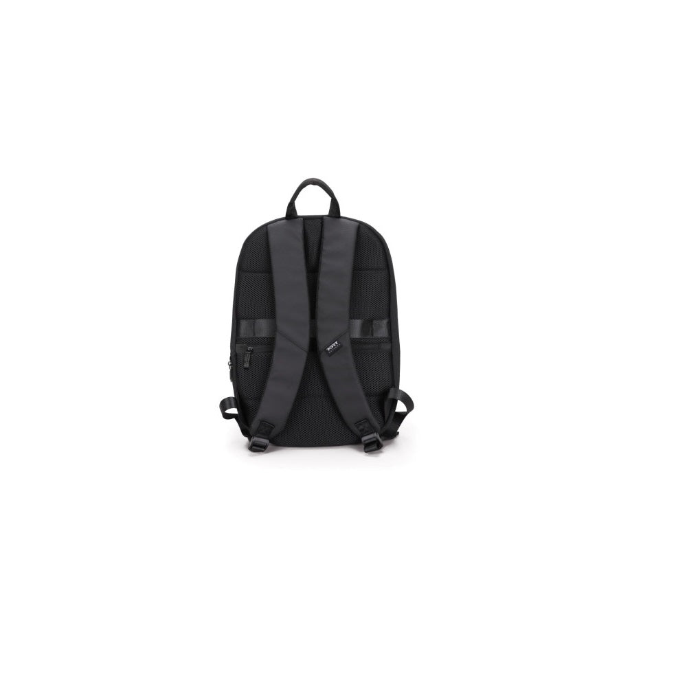 Port Designs ECO CHICAGO EVO EXPANDABLE 16-inch Backpack – Black (400511) — side view