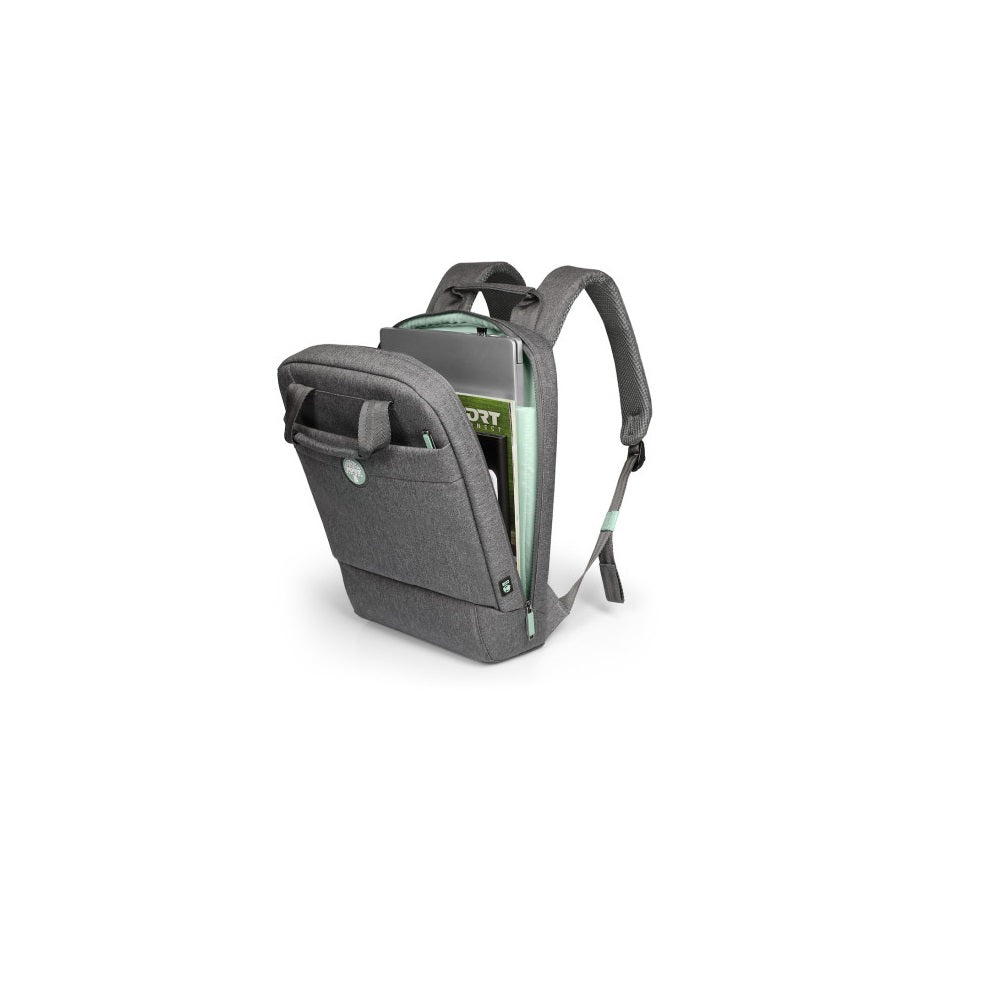 Port Designs YOSEMITE Eco Large 14-inch Backpack – Grey (400702) — front view