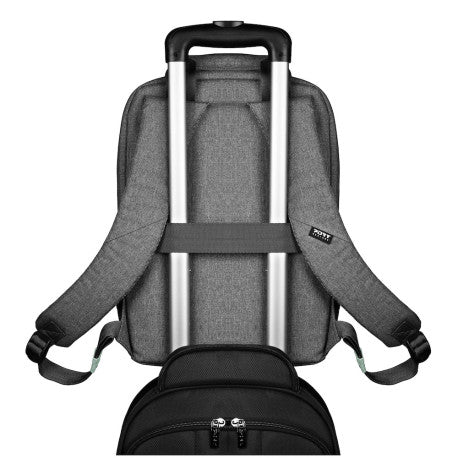 Port Designs YOSEMITE Eco Large 14-inch Backpack – Grey (400702) — in use