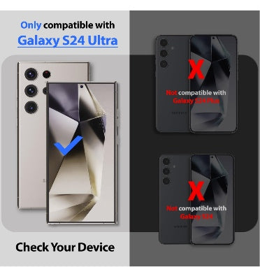 Whitestone Samsung Galaxy S24 Ultra Uv Gen Hard Coated Film Screen Protector 2pk product image 6