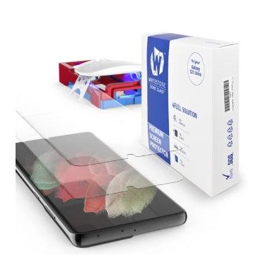 Whitestone Samsung Galaxy S21 Ultra Tempered Screen Protector 3d Curved Dome Glass 2pk product image 1