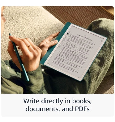 Amazon Kindle Scribe 10.2" 64gb With Premium Pen Black (2024) — rear view