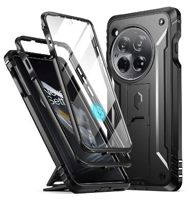 Oneplus 12 Premium Full Body Rugged Poetic Revolution Case Black product image 1