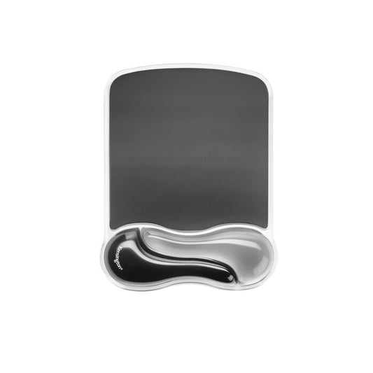 Kensington Duo Black/Grey Gel Wrist Rest Mouse Pad (62399) image 1