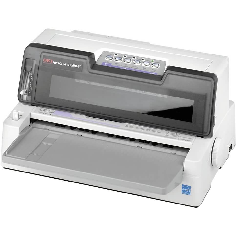OKI ML6300FB 24-pin Dot Matrix Printer (43490003) image 2