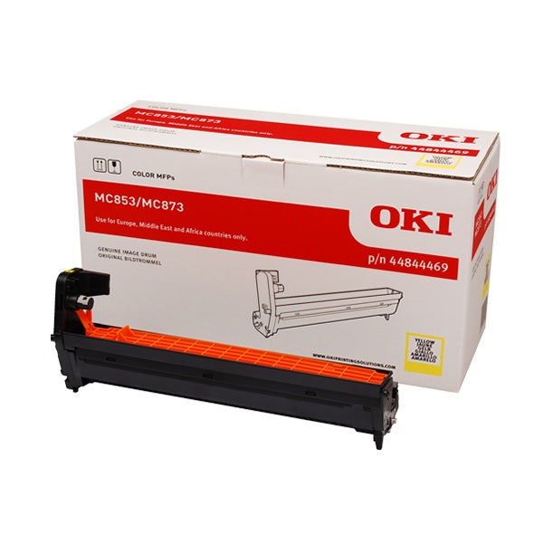 Genuine OKI 44844469 Yellow Imaging Drum Unit image 1