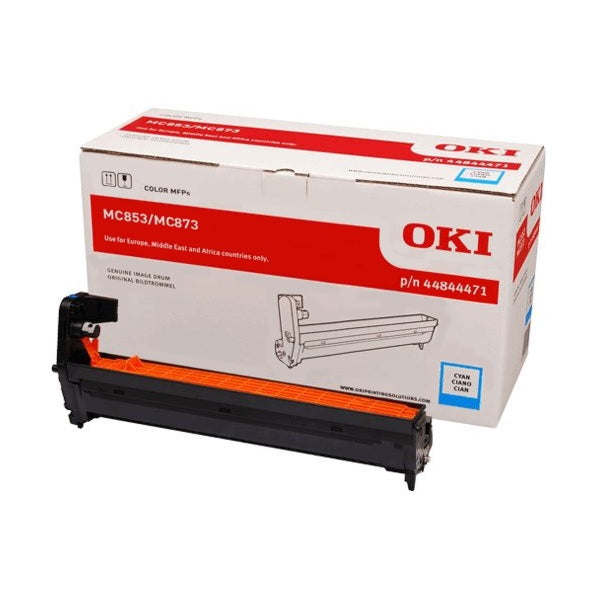 Genuine OKI 44844471 Cyan Imaging Drum Unit image 1