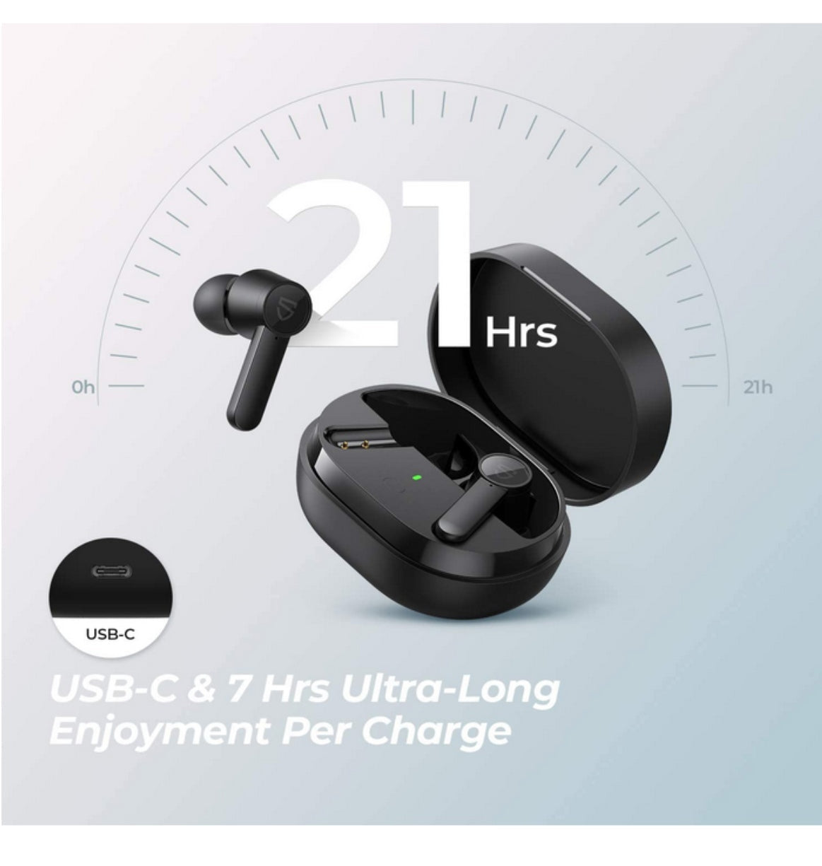Soundpeats Q True Wireless In-Ear Earbuds Black product image 2