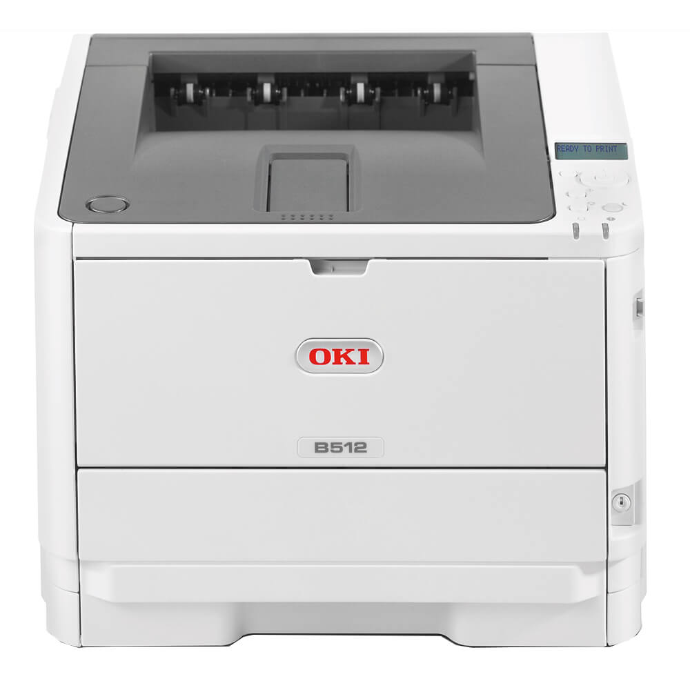 OKI B512DN Mono Laser Printer (45762022) image 1