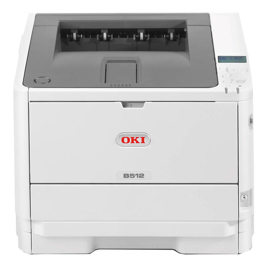 OKI B512DN Mono Laser Printer (45762022) image 1