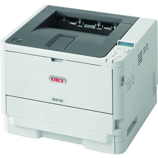 OKI B512DN Mono Laser Printer (45762022) image 2