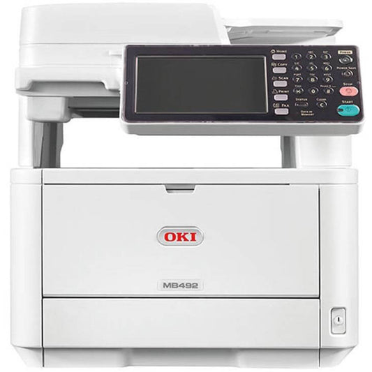 OKI MB492dn A4 Mono Multifunction Printer (45762112) image 2