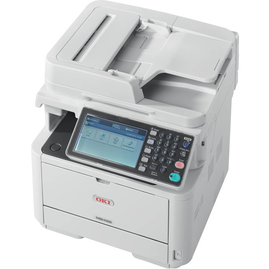 OKI MB492dn A4 Mono Multifunction Printer (45762112) image 3
