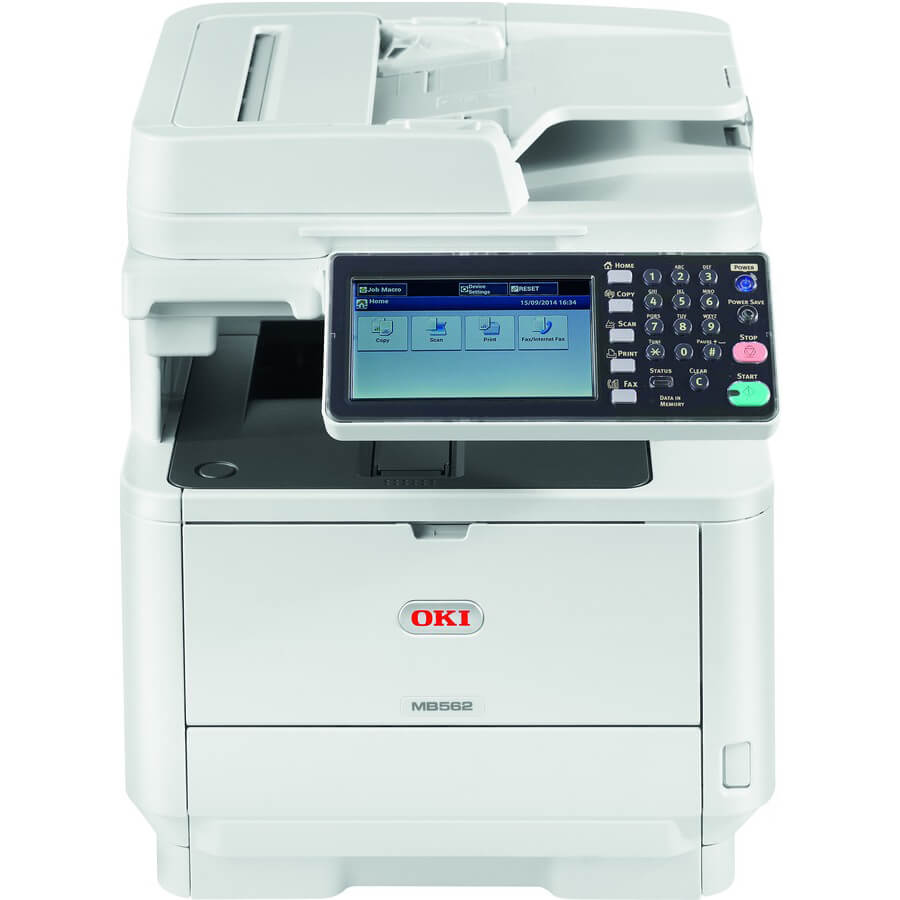 OKI MB562dnw Mono Laser Multifunction Printer (45762122) image 1