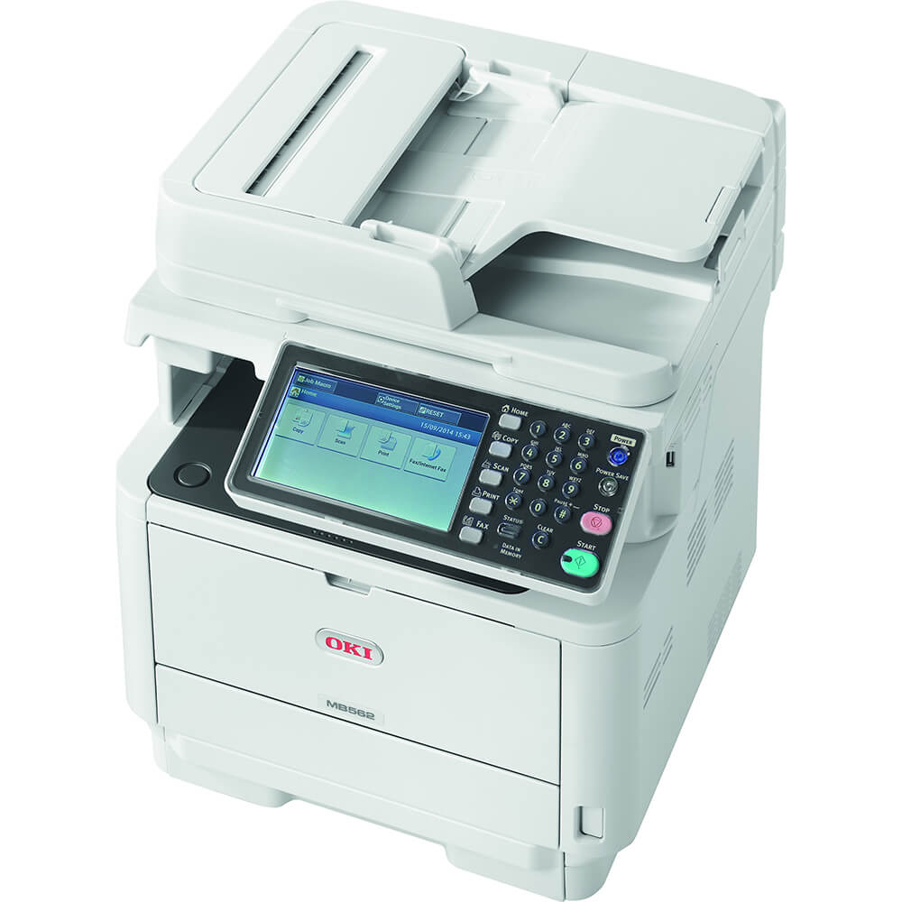 OKI MB562dnw Mono Laser Multifunction Printer (45762122) image 2