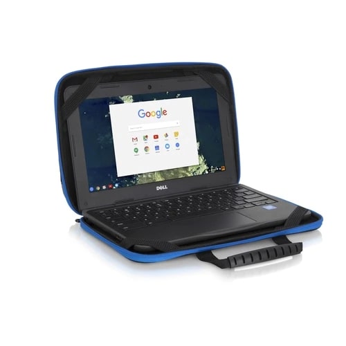 Dell 11.6” Work-In Laptop Case for Dell Inspiron, Dell Chromebook, and Dell Latitude (460-BCLV) — rear view