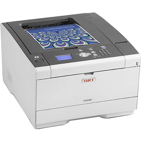 OKI C532dn A4 Colour Laser Printer (46356102) image 2